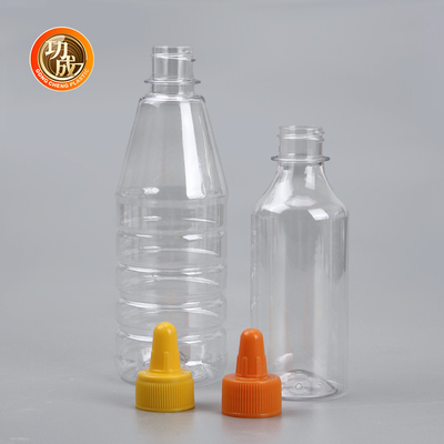 Бутылка соуса выжимкы сальто верхняя пластиковая для сиропа 250ml 500ml