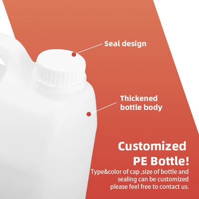 бутылки с водой pe качества еды 1600ml 2000ml 4300ml 5000ml 6000ml бутылка молока пластиковой пустая с ручкой