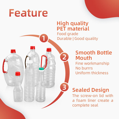 Condiment 380ml 500ml 760ml пластиковый разливает пустую квадратную бутылку по бутылкам пищевого масла
