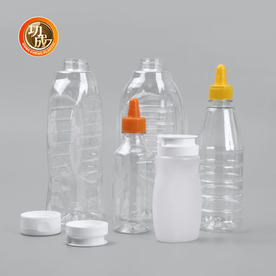 Бутылка 230ml 250ml 500ml 1000ml соуса выжимкы крышки сальто пластиковая для кетчуп томата