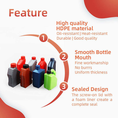 машинное масло HDPE 1L 2L разливает пустую пластиковую бутылку по бутылкам автотракторного масла