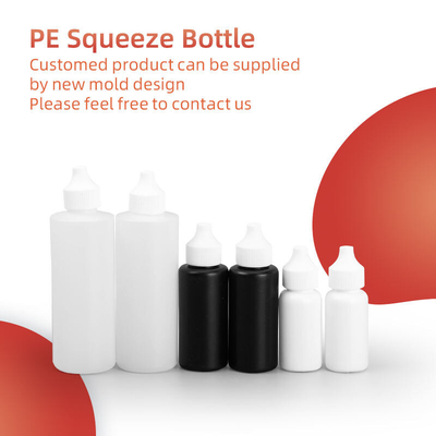 Pe 30Ml 50Ml 120Ml Пластиковые капли для глаз Контейнер капельницы Медицинская бутылка для сжатия